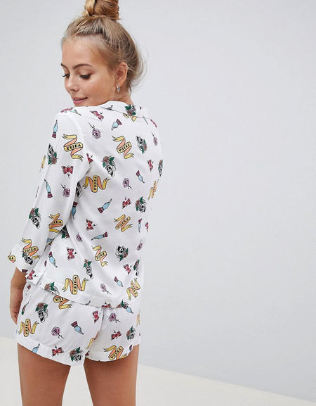 Patch Pocket High Waist shorts